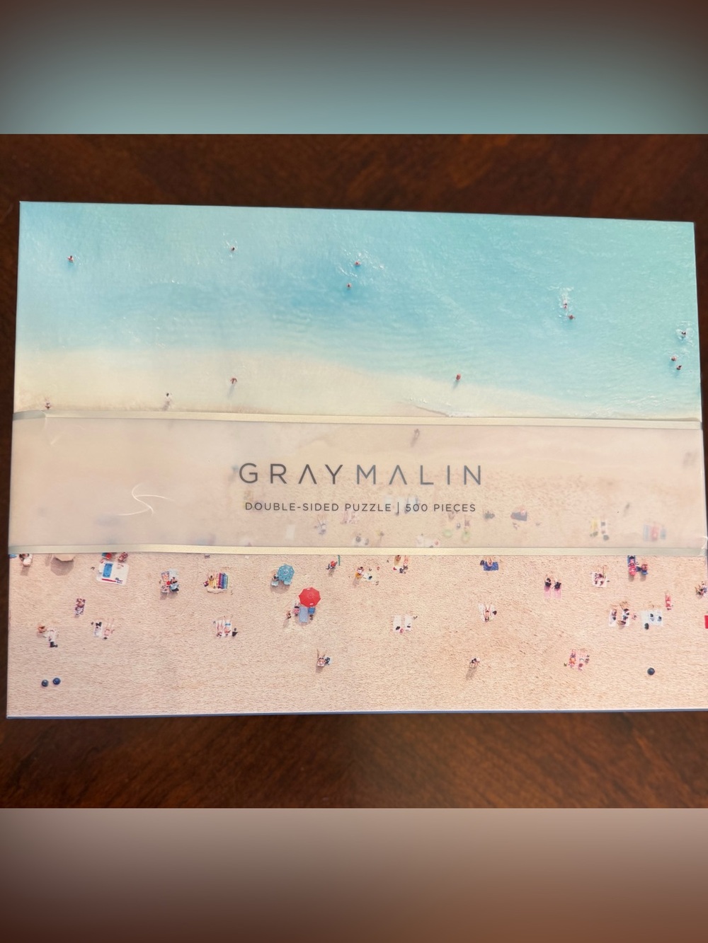 Gray Malin Double-Sided 500 Piece Puzzle Beach Print & Post Cards